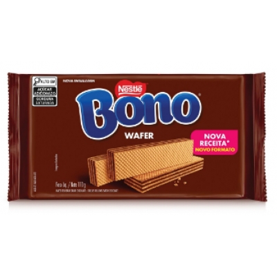 BISCOITO WAFER BONO CHOCOLATE 115G