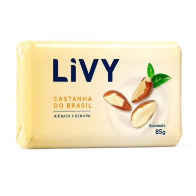 SABONETE LIVY CASTANHA 85G