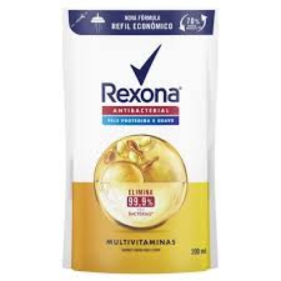 SABONETE LIQ. REXONA ANTIBA. MULTI. REFIL 200ML