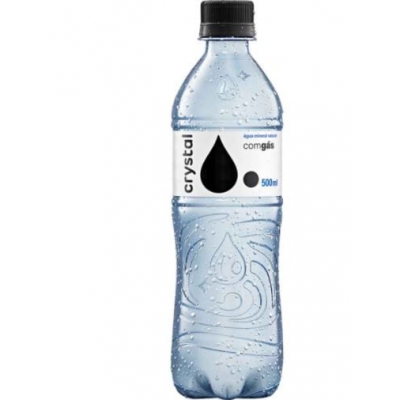 AGUA MINERAL CRYSTAL COM GAS 500ML