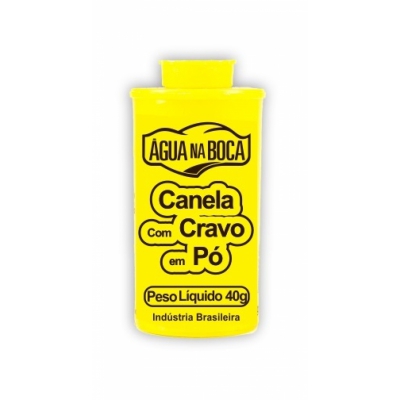 CANELA COM CRAVO MOIDO AGUA NA BOCA 40G