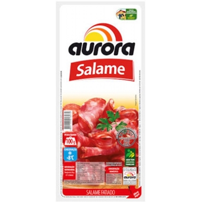 SALAME AURORA FATIADO 100G