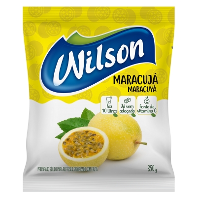 REFRESCO EM PO WILSON MARACUJA 350G