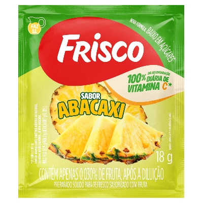 REFRESCO EM PO FRISCO ABACAXI 18G