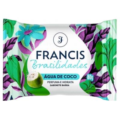 SABONETE FRANCIS BRASILIDADE AGUA DE COCO 80G