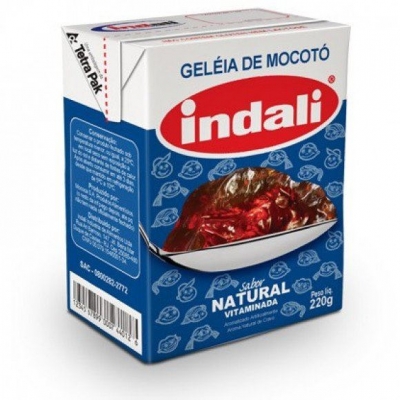 GELEIA MOC INDALI TP NATURAL 220G