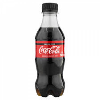 REFRIGERANTE COCA COLA ZERO PET 250ML