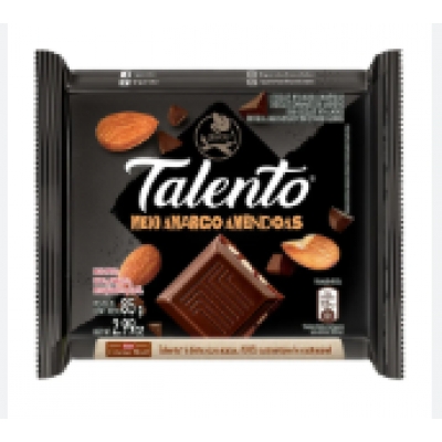 TALENTO TAB MEIO AMARGO 85G