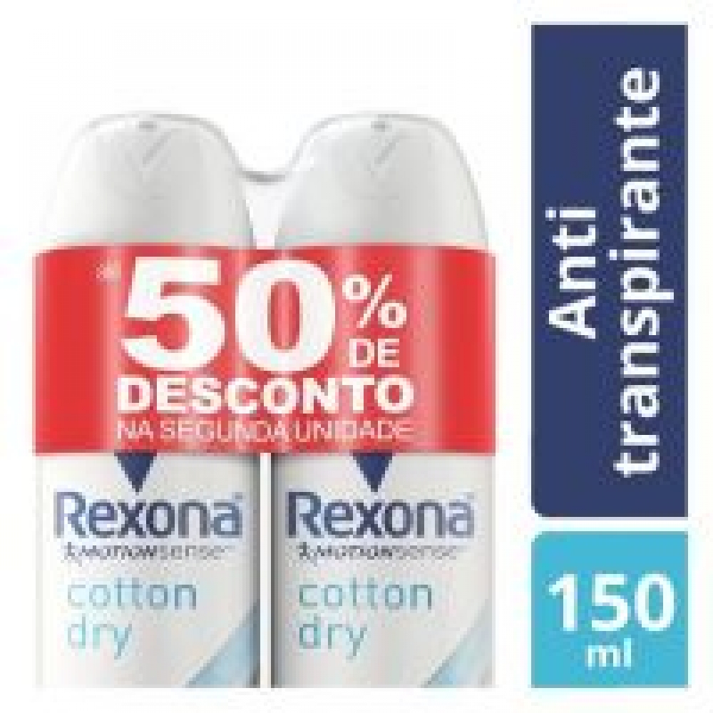 Desodorante Rexona Cotton Dry Aerosol - 150ml