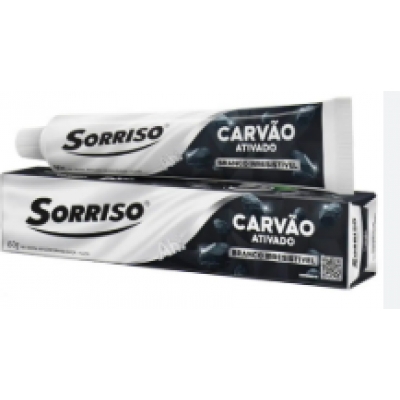 CREME DENTAL SORRISO CARVAO ATIVADO 60G