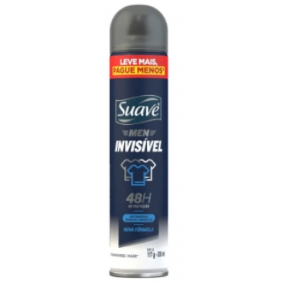 DESODORANTE AERO SUAVE MEN INVISIVEL 200ML