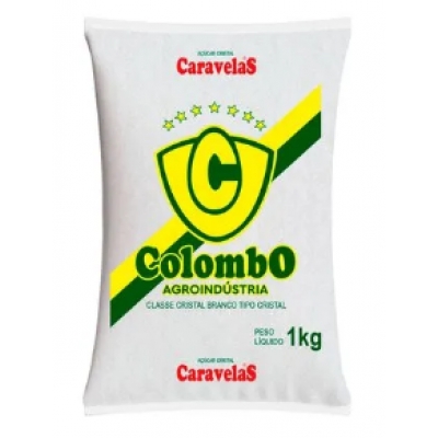 ACUCAR CRISTAL COLOMBO 1KG