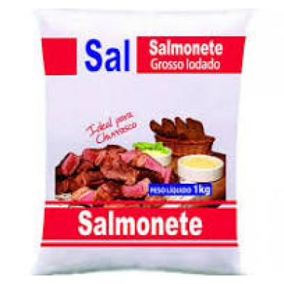 SAL GROSSO P/ CHUR. SALMONETE PCT 1KG