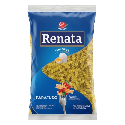 MASSA C/OVOS PARAFUSO RENATA 500G