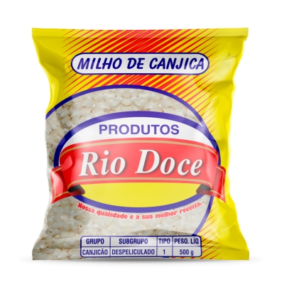 MILHO P/ CANJICA BRANCA RIO DOCE 500G
