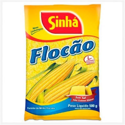 FARINHA MILHO FLOCAO SINHA 500G