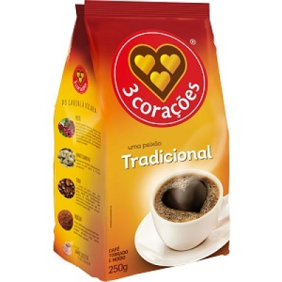 CAFE 3 CORACOES TRADICIONAL 250G