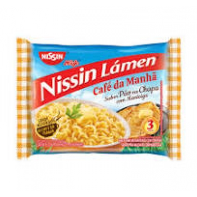 MAC. INSTANT NISSIN CAFE DA MANHA PAO C/ MANT. 80G