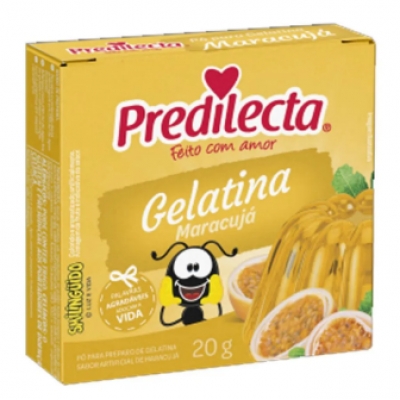 GELATINA EM PO PREDILECTA MARACUJA 20G