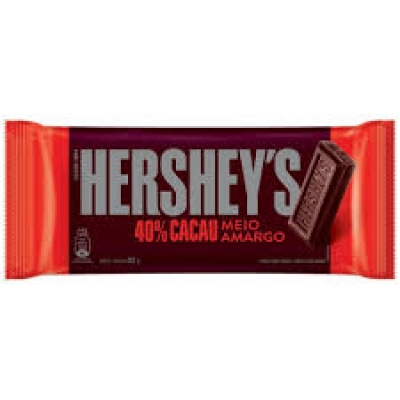 BARRA CHOCOLATE MEIO AMARGO HERSHEYS 92G