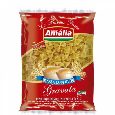 MACARRAO OVOS SANTA AMALIA GRAVATA 500G