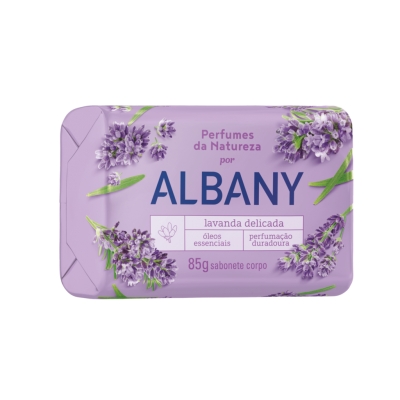 SABONETE ALBANY LAVANDA DELICADA 85G