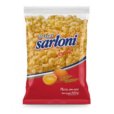 MACARRAO OVOS JOELHO SARLONI 500G